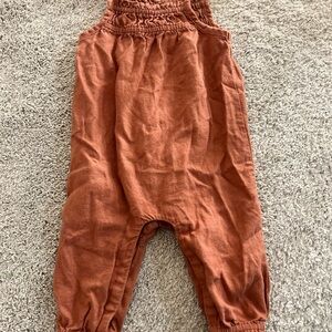 Baby Girl Terracotta Romper